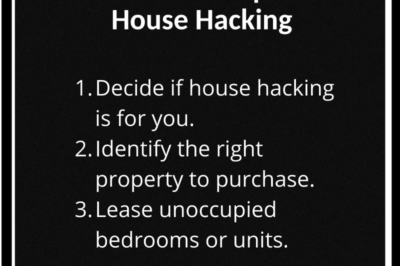 The Three Steps to House Hacking