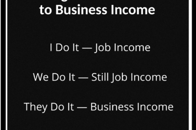 Moving from Job Income to Business Income